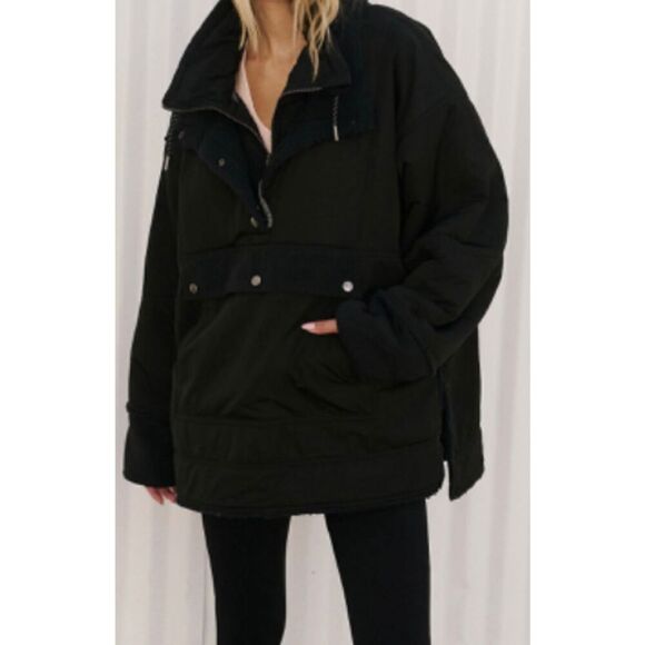 Free People Movement Nomad Soul Solid Parka Jacket Coat Black size S - Picture 9 of 12